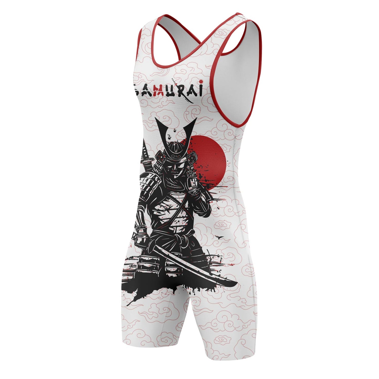 Zazuzu Samurai - Premium Wrestling & BJJ Singlet Kids Adults Unisex