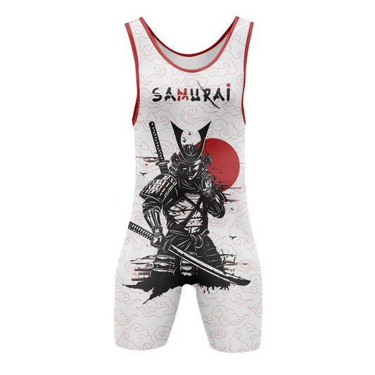 Zazuzu Samurai - Premium Wrestling & BJJ Singlet Kids Adults Unisex