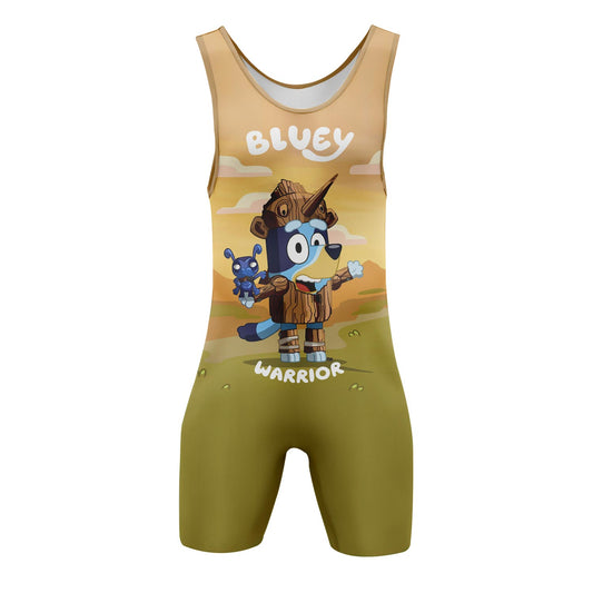 Disney Bluey - Premium Wrestling & BJJ Singlet Kids Adults Unisex