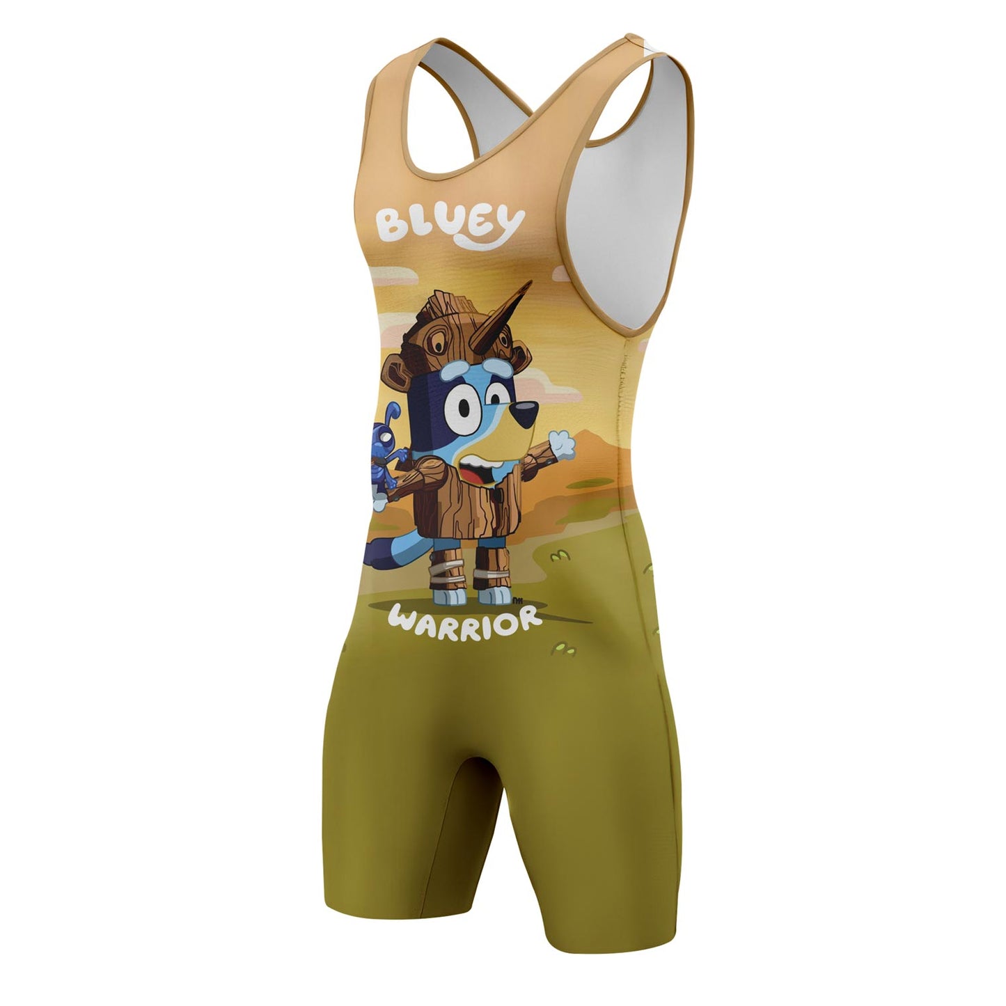 Disney Bluey - Premium Wrestling & BJJ Singlet Kids Adults Unisex