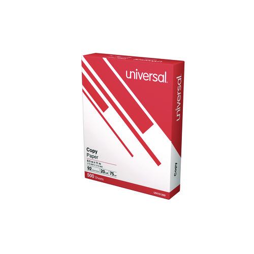 Copy Paper Convenience Carton, 92 Bright, 20 lb Bond Weight, 8.5 x 11, White, 500 Sheets/Ream, 5 Reams/Carton