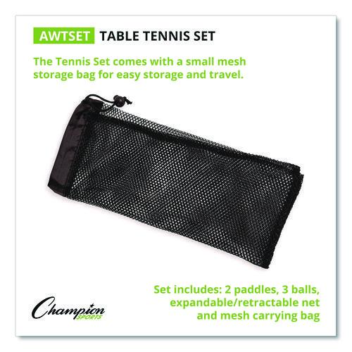 Anywhere Table Tennis Set, with Carry Bag