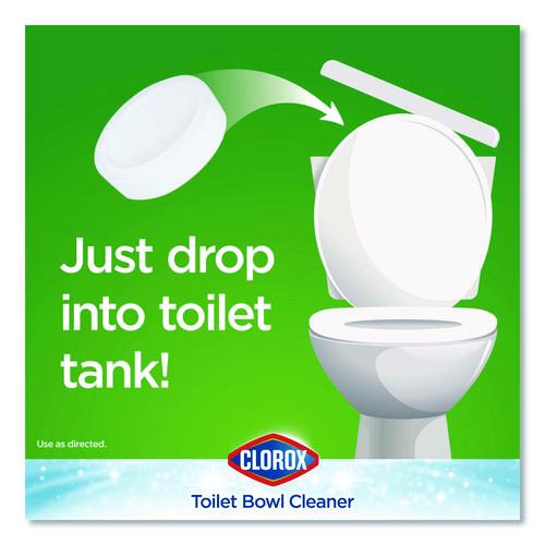 Ultra Clean Toilet Tablets Bleach, 3.5 oz Tablet, 2/Pack, 6 Packs/Carton