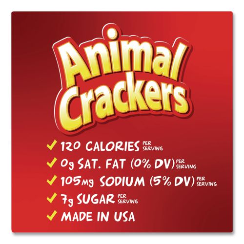 Animal Crackers, 1.5 oz Bag, 12/Box