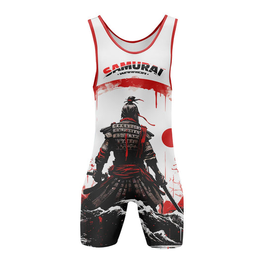 Samurai Warrior - Premium Wrestling & BJJ Singlet Kids Adults Unisex