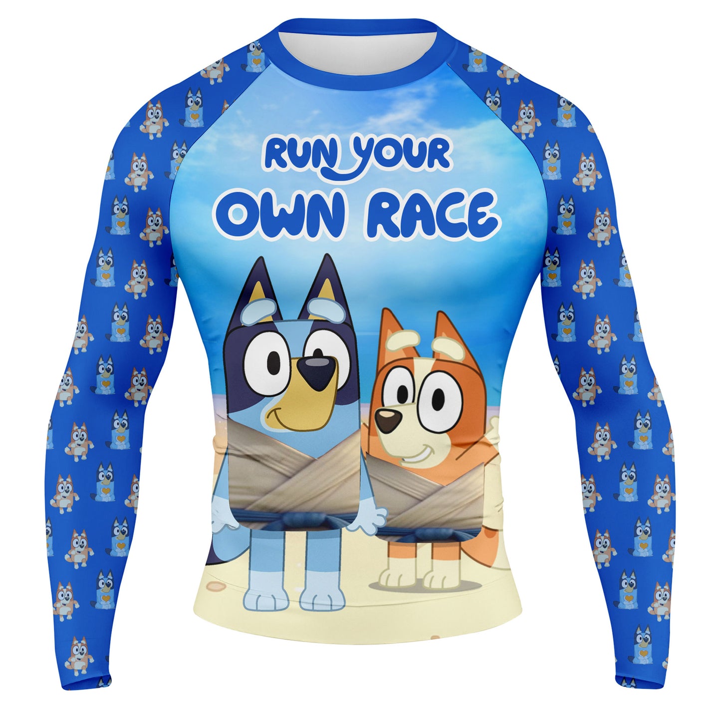 Run Your Own Race - Premium Sublimated Rashguard Kids Adults Unisex