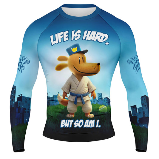 Life Is Hard - Premium Sublimated Rashguard Kids Adults Unisex