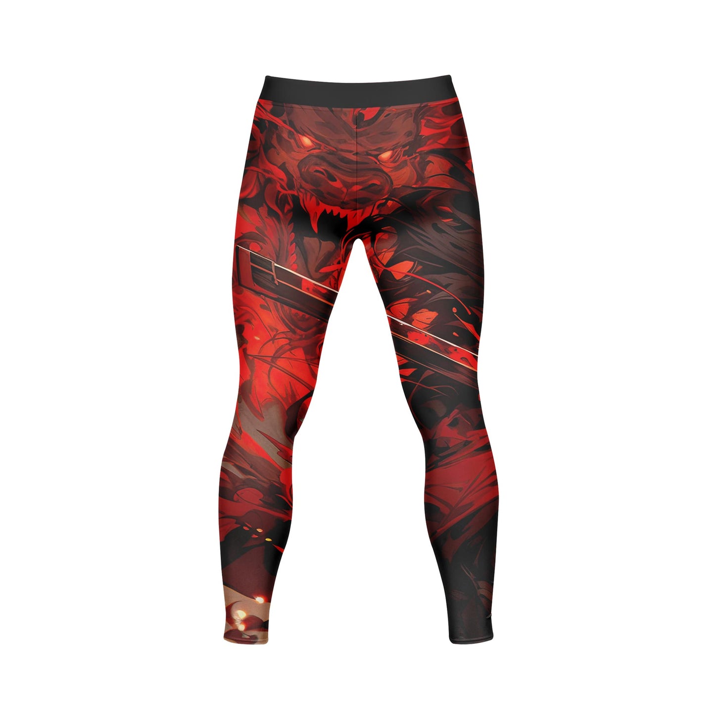 Anime Demon - Premium Compression Pant Unisex Workout Yoga And Casual