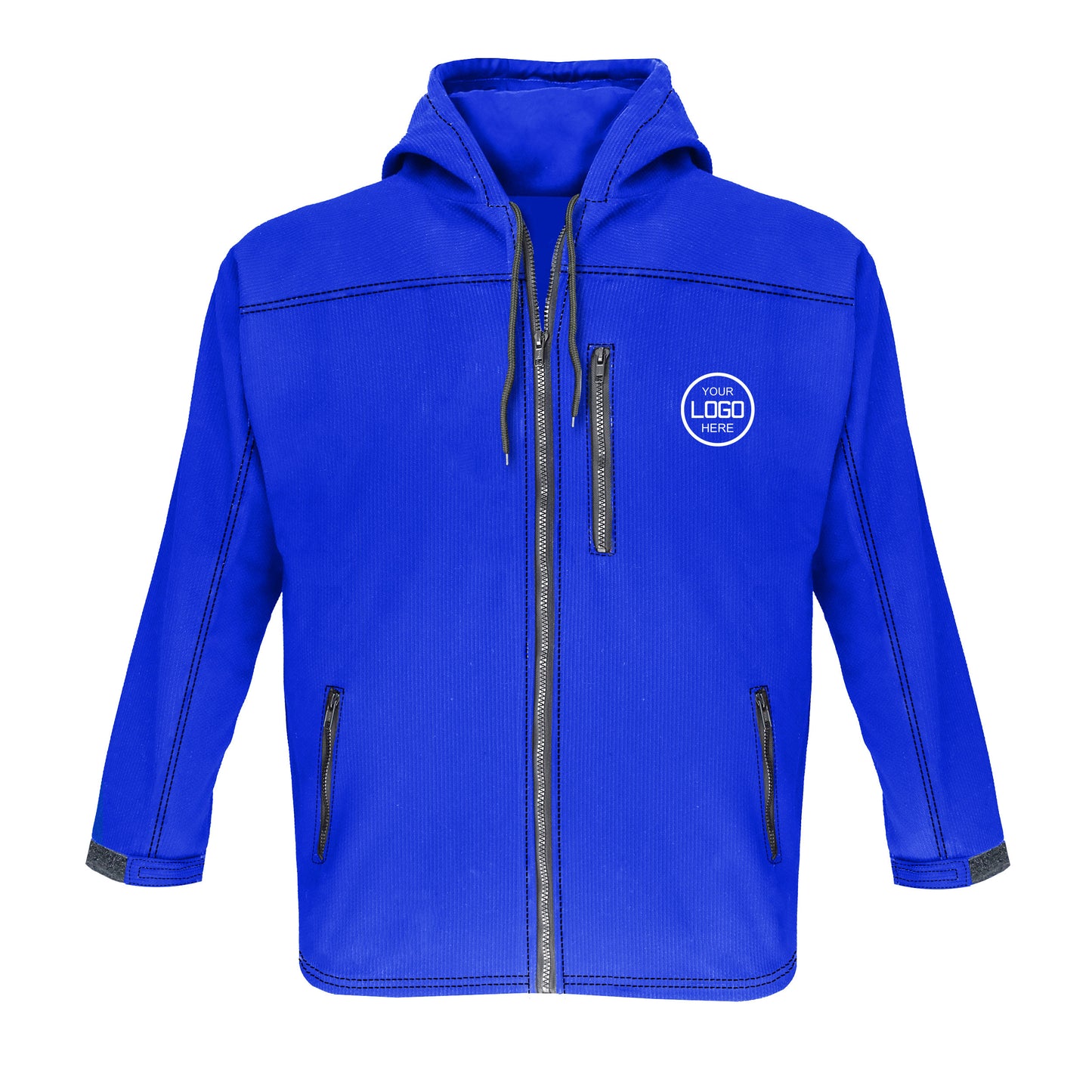 Jaguar Pro BJJ Hoodie Jacket With Custom Name & Logos - Kids Adults Unisex