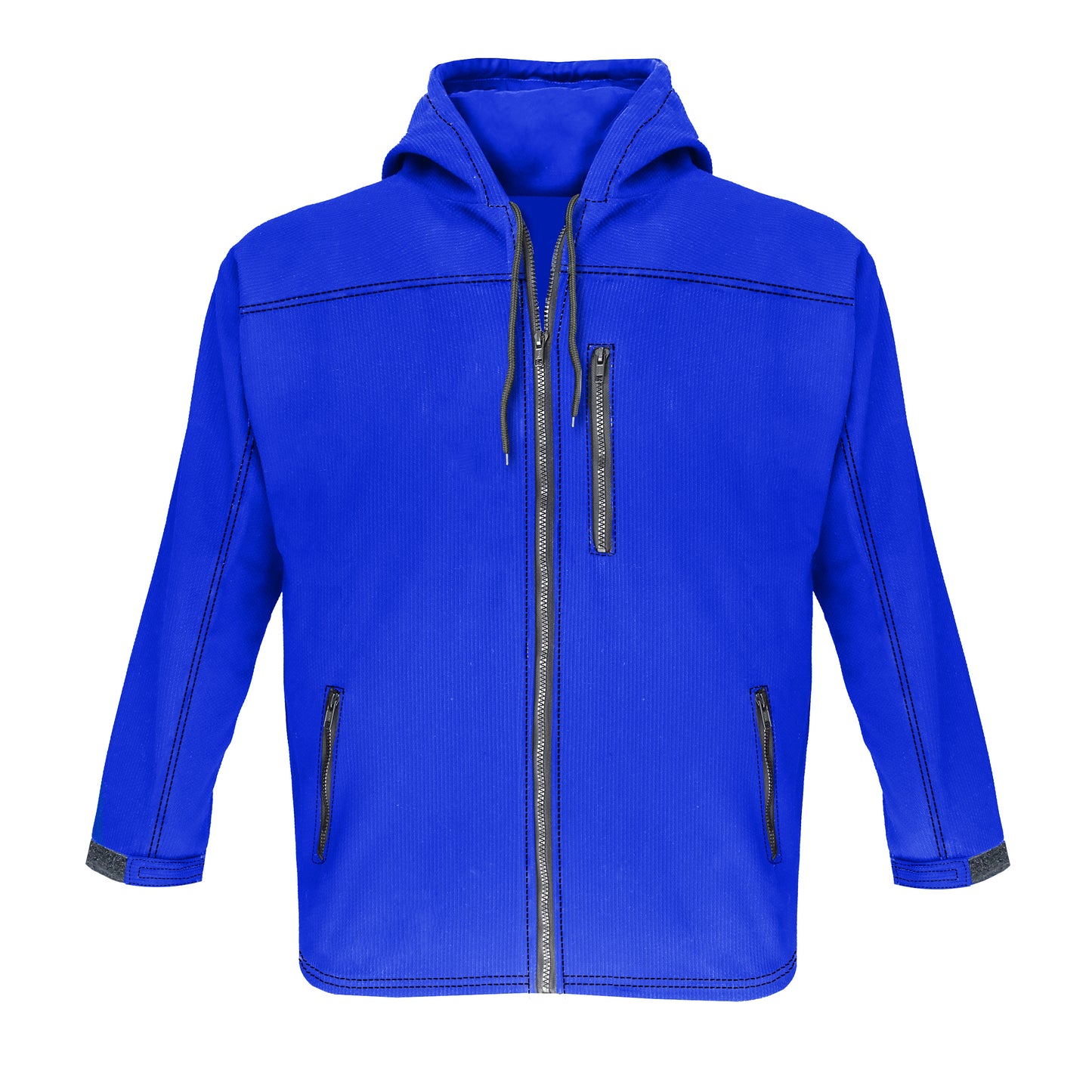 Exclusive Pearl Weave BJJ Hoodie Blue Unisex