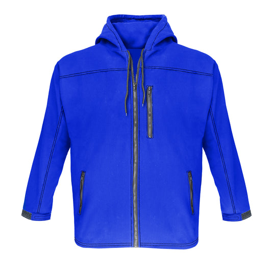 Exclusive Pearl Weave BJJ Hoodie Blue Unisex