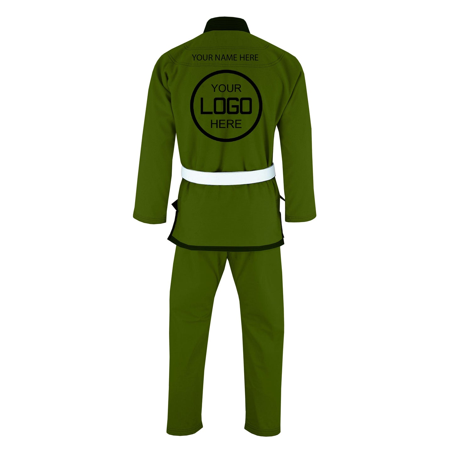 Jaguar Royal Series Dark Green- Custom Name & Logo Brazilian Jiu Jitsu BJJ Gi For Kids & Adults