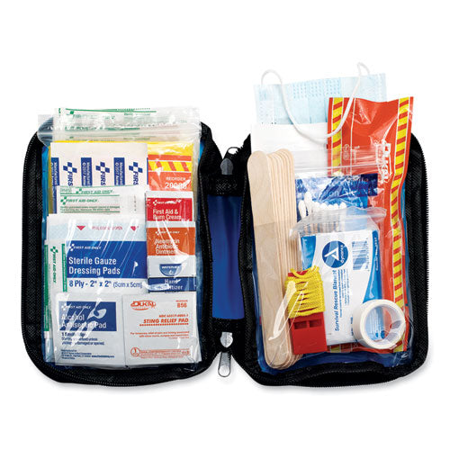 Soft-Sided First Aid and Emergency Kit, 104 Pieces, Soft Fabric Case