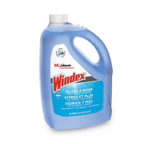 Glass Cleaner with Ammonia-D, 1 gal Bottle