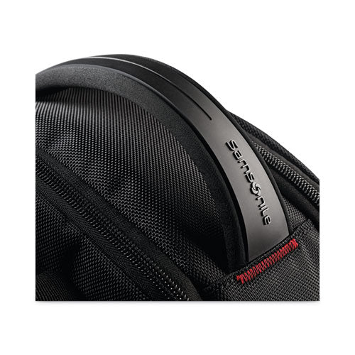 Xenon 3 Laptop Backpack, Fits Devices Up to 15.6", Ballistic Polyester, 12 x 8 x 17.5, Black