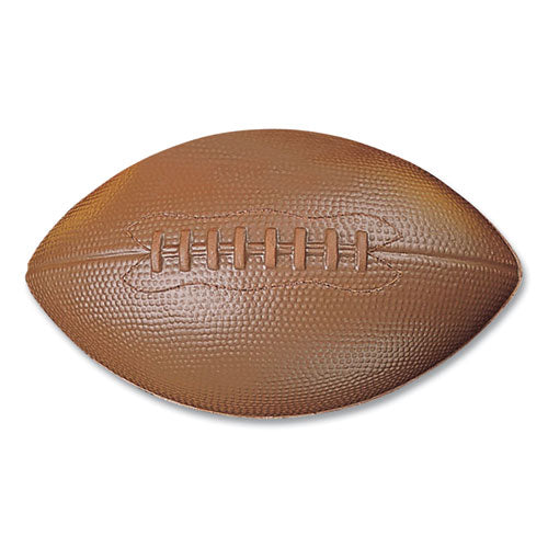 Coated Foam Sport Ball, Football, Playground Size, Brown