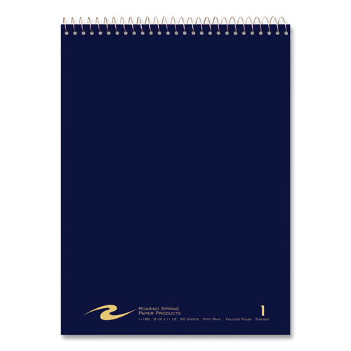 Flipper Wirebound Notepad, Medium/College Rule, Assorted Cover Colors, (80) White 8.5 x 11 Sheets, 24/Carton