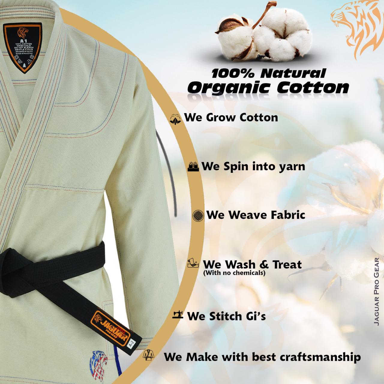 Jaguar Organo  - Custom Name and Logo Brazilian Jiu Jitsu BJJ Gi