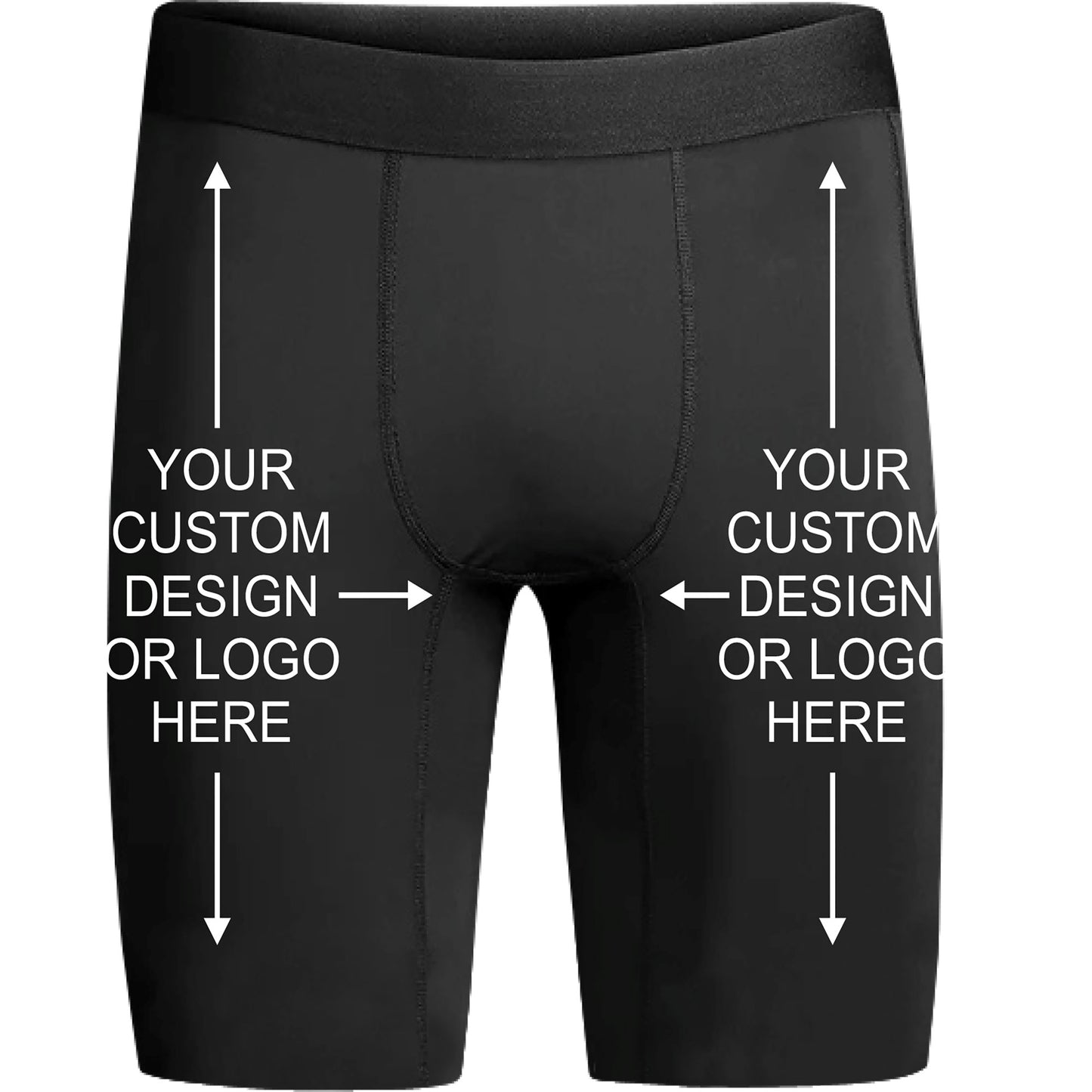 Jaguar Pro Gear - Custom Sublimated Blackout Compression Short for Mixed Martial Arts MMA BJJ Muay Thai