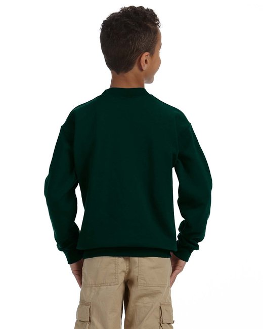G180b Gildan Youth Heavy Blend™ Fleece Crew