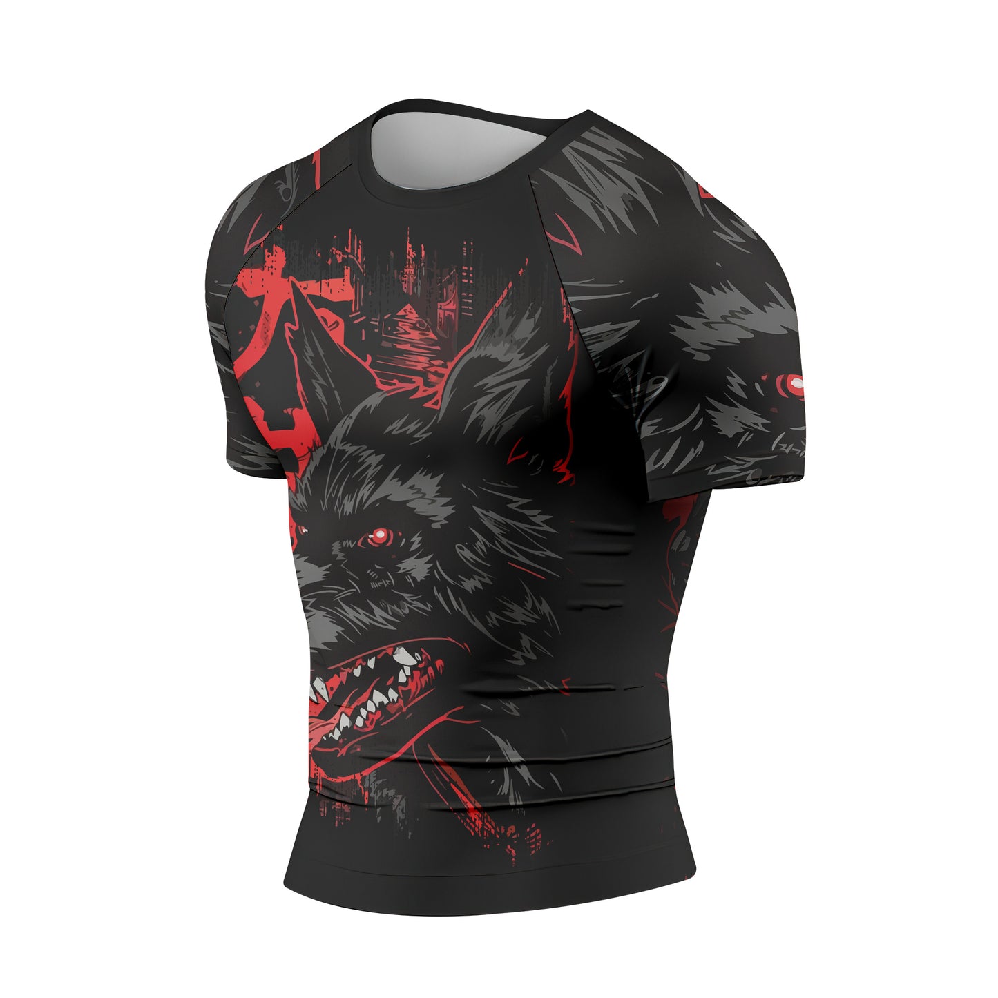 The Wolf - Premium Sublimated Rashguard Kids Adults Unisex