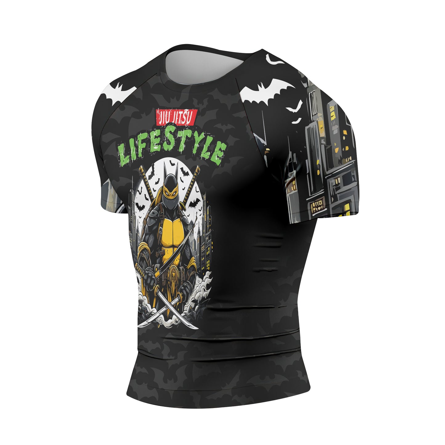 Turtle Batman - Premium Sublimated Rashguard Kids Adults Unisex
