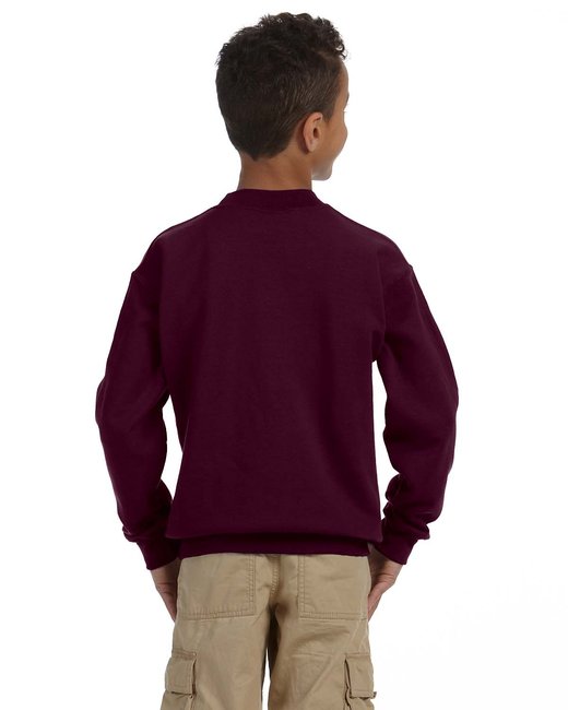 G180b Gildan Youth Heavy Blend™ Fleece Crew
