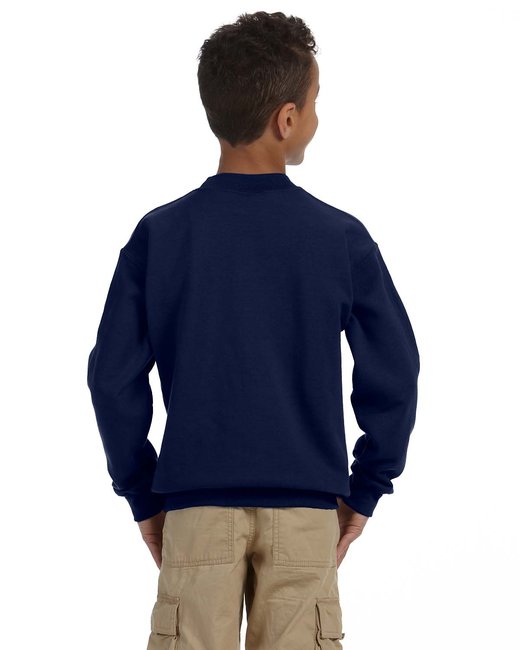 G180b Gildan Youth Heavy Blend™ Fleece Crew