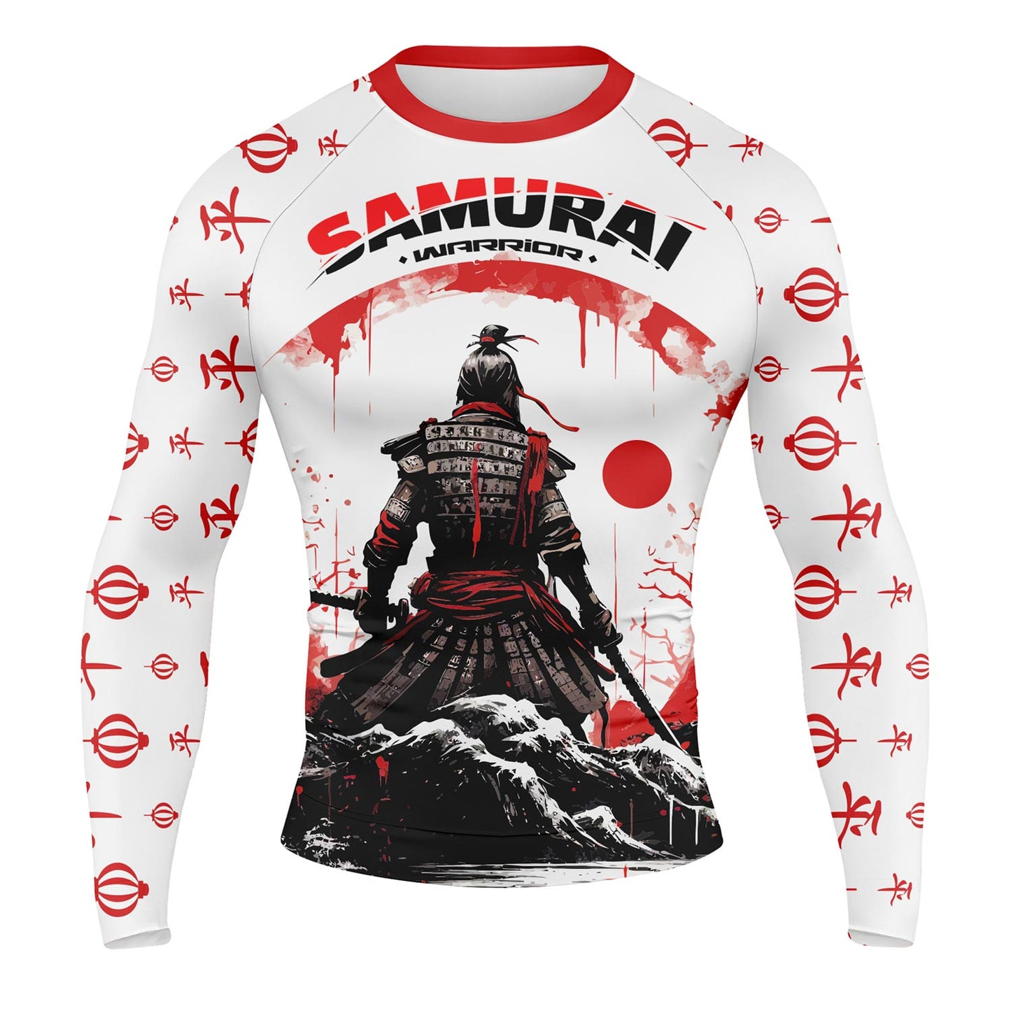 Samurai Warrior - Premium Sublimated Rashguard Kids Adults Unisex