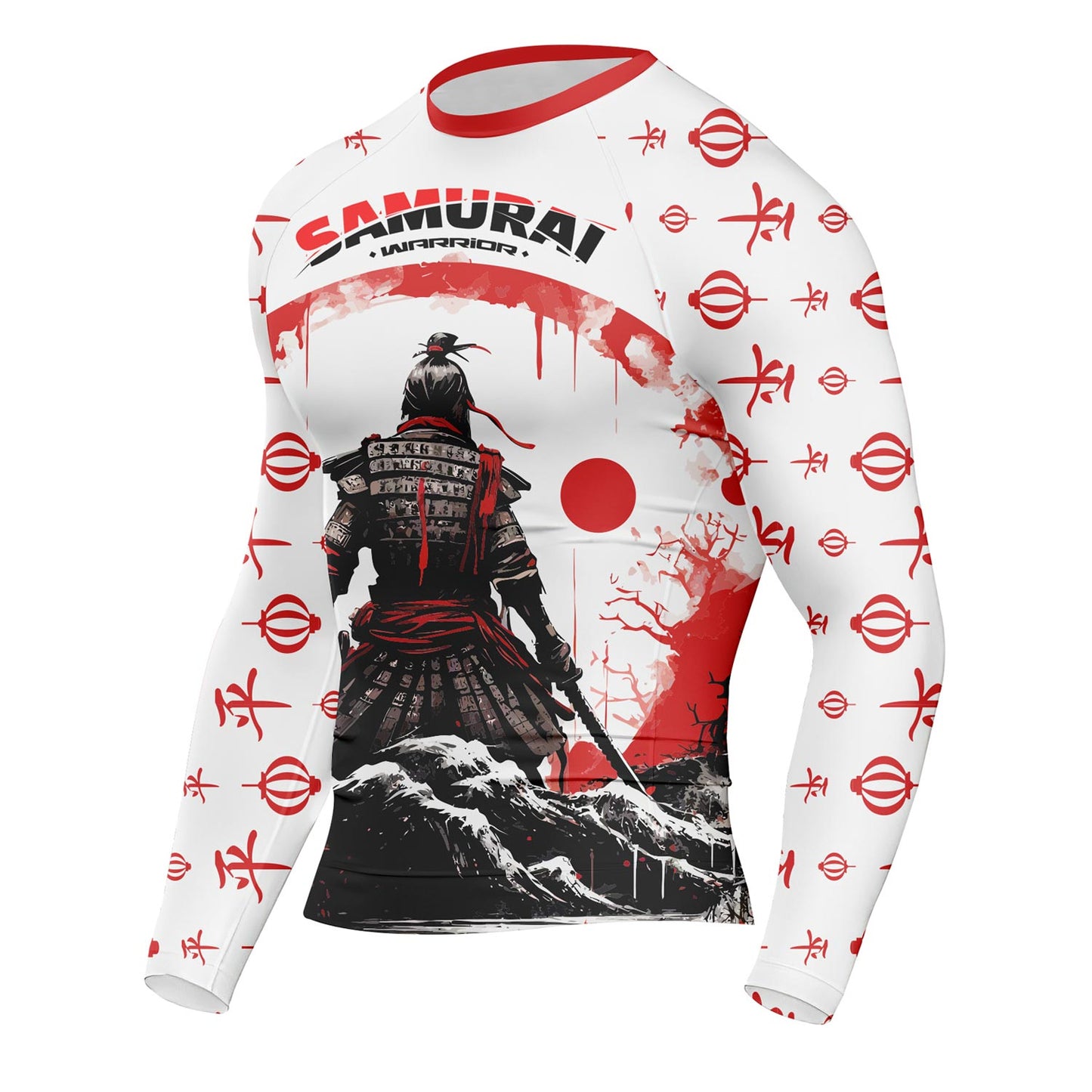 Samurai Warrior - Premium Sublimated Rashguard Kids Adults Unisex