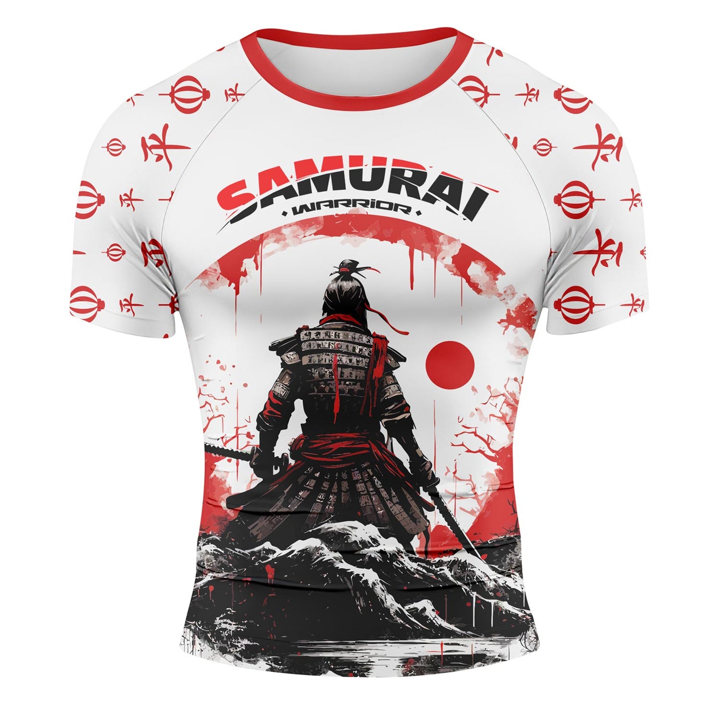 Samurai Warrior - Premium Sublimated Rashguard Kids Adults Unisex