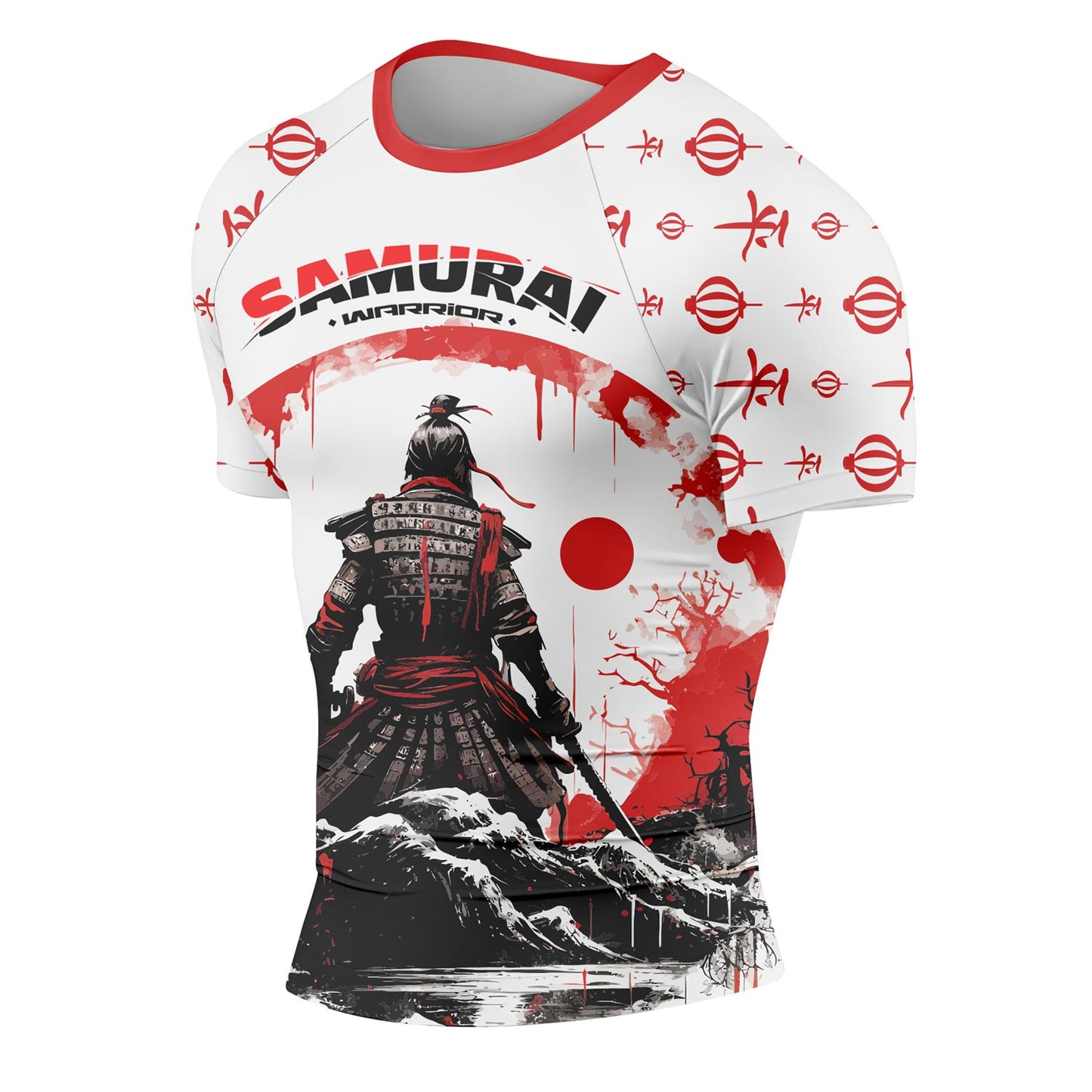 Samurai Warrior - Premium Sublimated Rashguard Kids Adults Unisex