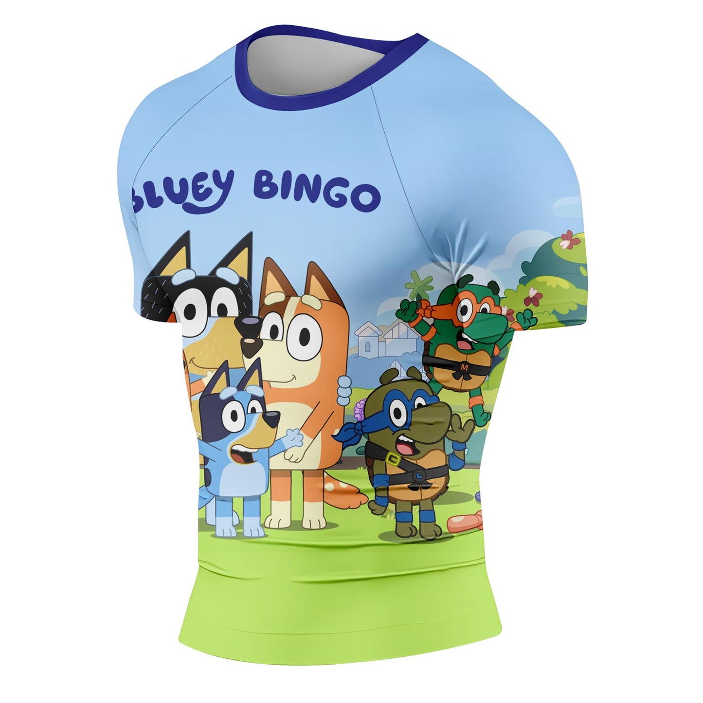 Bluey Bingo - Premium Sublimated Rashguard Kids Adults Unisex