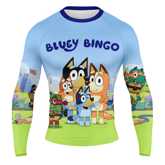 Bluey Bingo - Premium Sublimated Rashguard Kids Adults Unisex