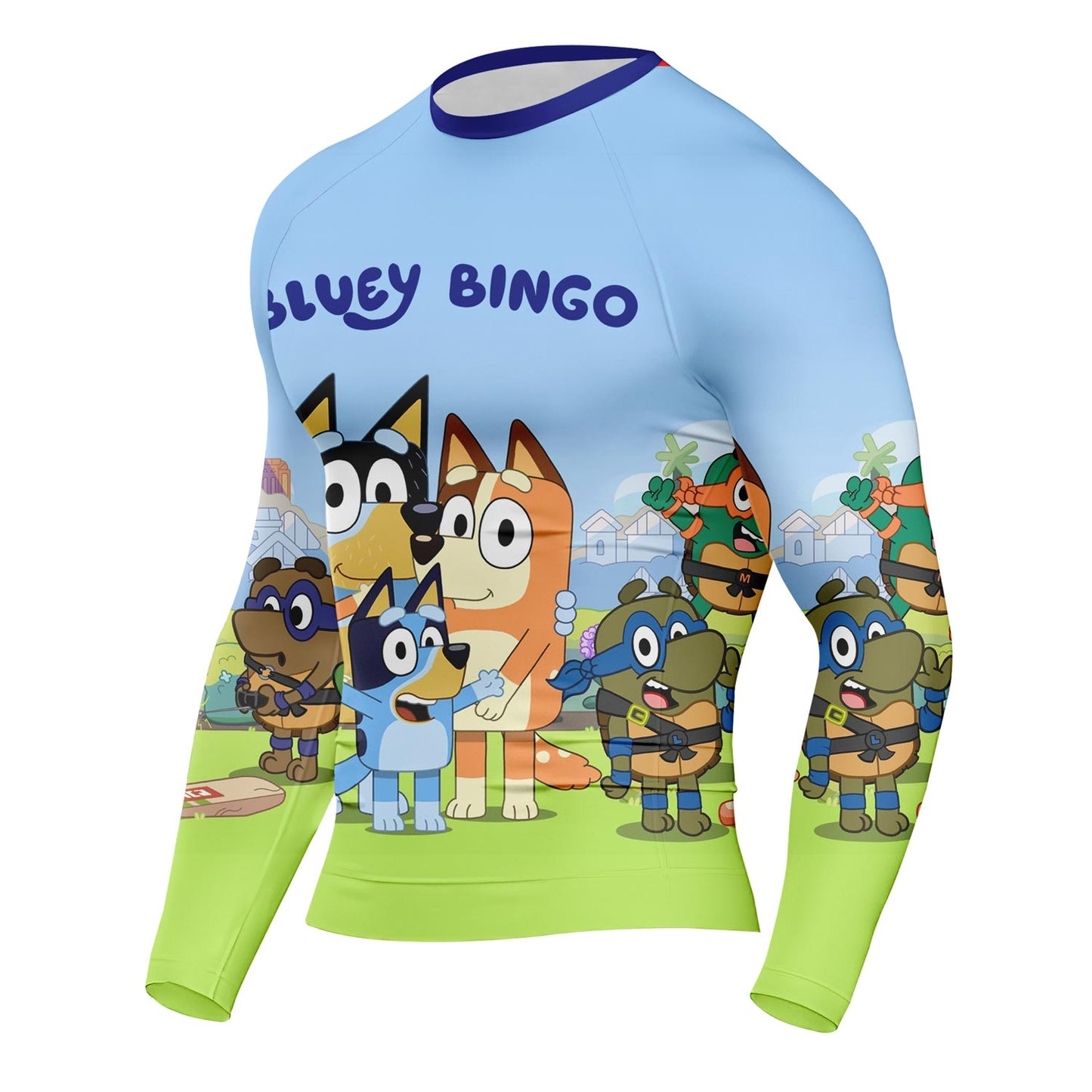 Bluey Bingo - Premium Sublimated Rashguard Kids Adults Unisex