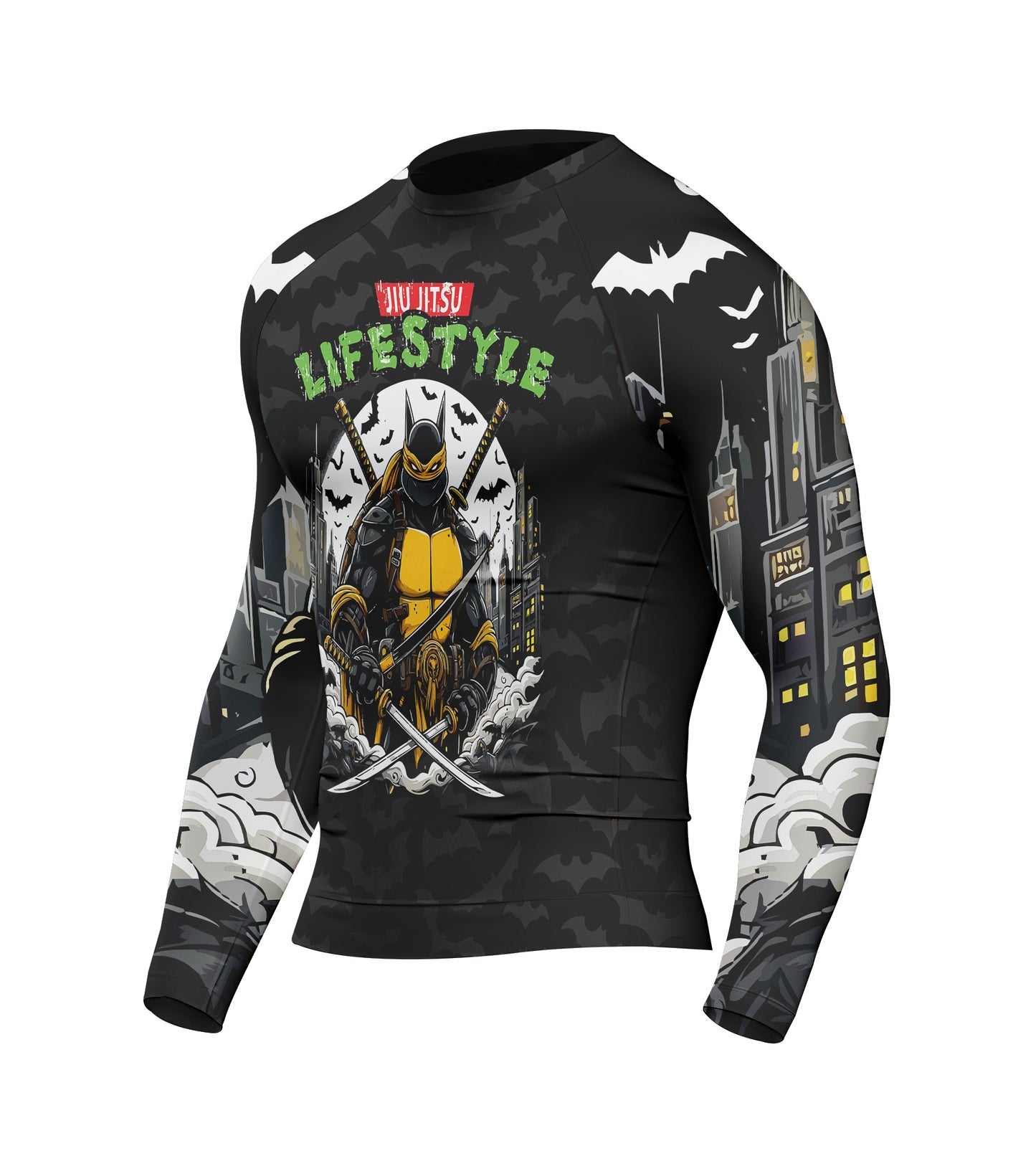Turtle Batman - Premium Sublimated Rashguard Kids Adults Unisex