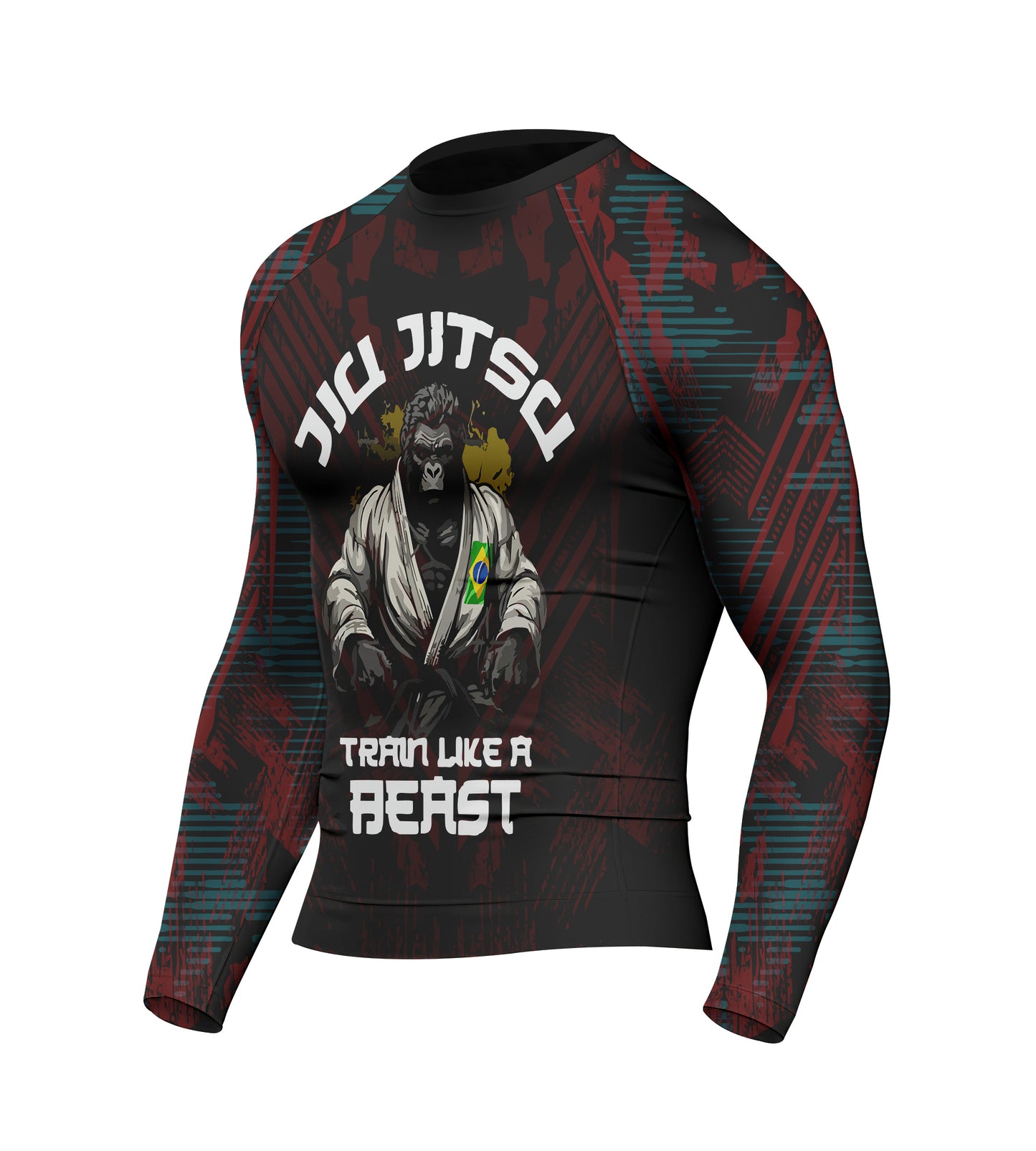 Train Like A Beast - Premium Sublimated Rashguard Kids Adults Unisex