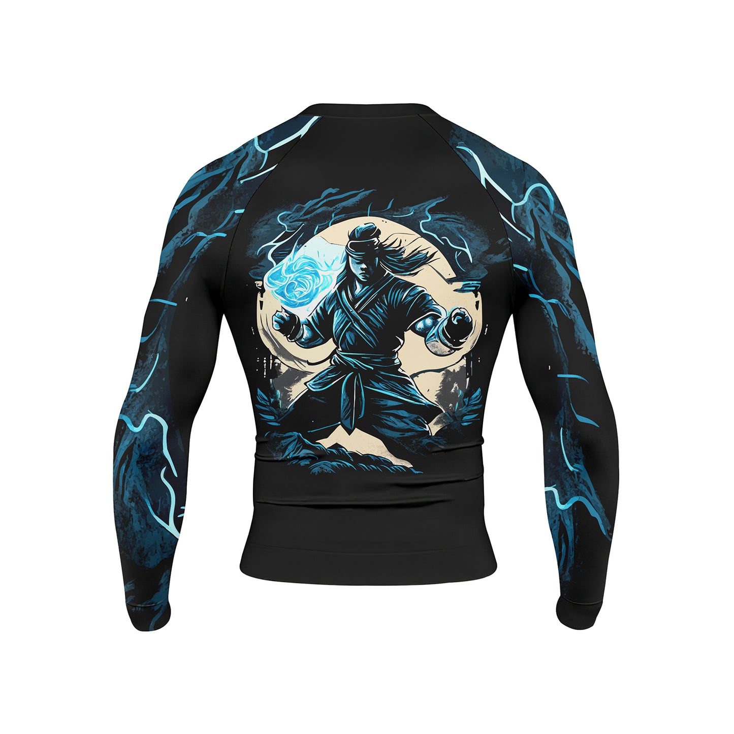 WORRIER IN BLUE - Premium Sublimated Rashguard Kids Adults Unisex