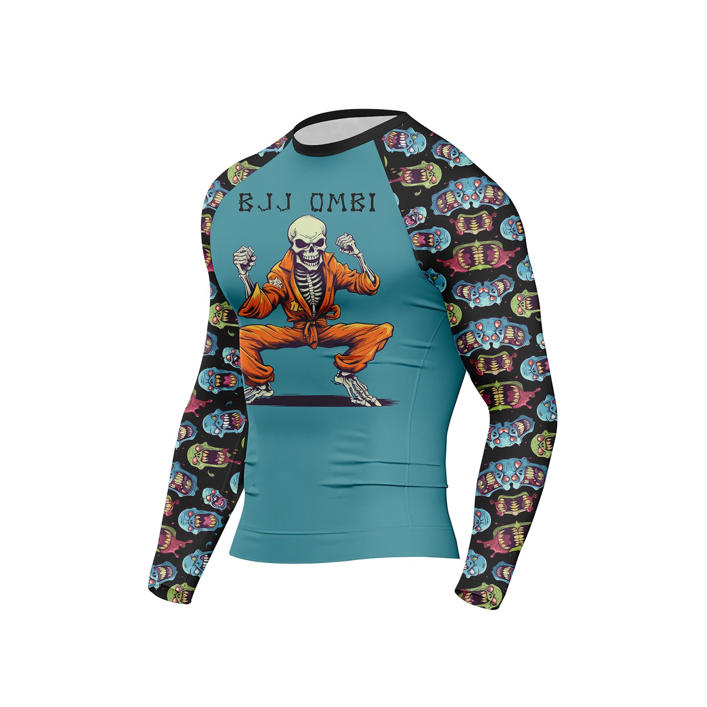 BJJ OMBI - Premium Sublimated Rashguard Kids Adults Unisex