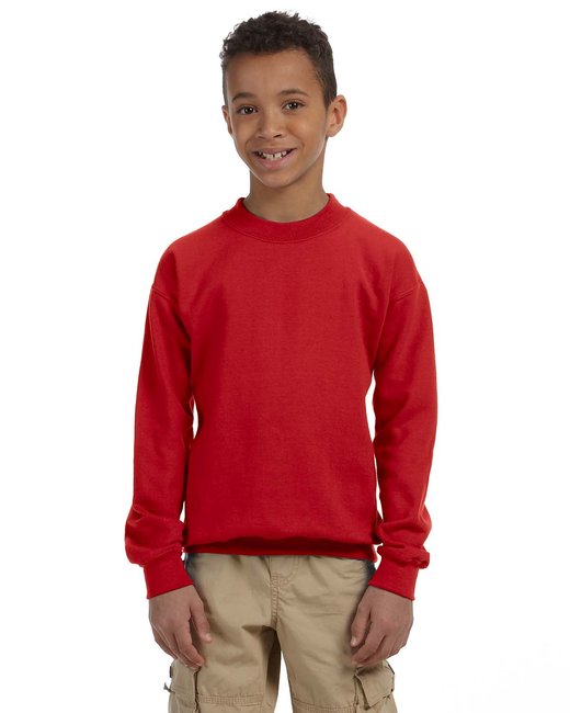 G180b Gildan Youth Heavy Blend™ Fleece Crew