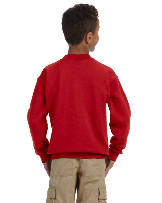 G180b Gildan Youth Heavy Blend™ Fleece Crew