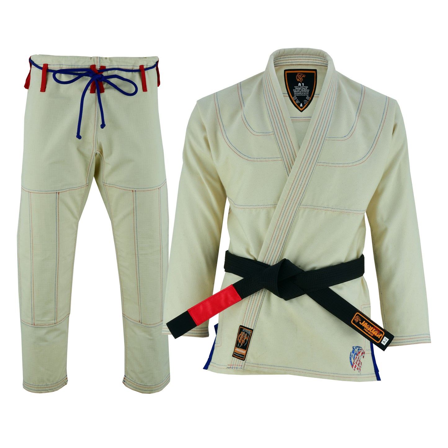 Jaguar Organo - Pure Organic Cotton - Brazilian Jiu Jitsu BJJ Kimono Gi Uniform – Kids Adults Unisex IBJJF Compliant