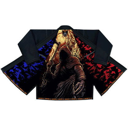 Jaguar Pro Gear - Grim Reaper Inner Sublimated - Pro Brazilian Jiu Jitsu Kimono Gi Uniform Unisex