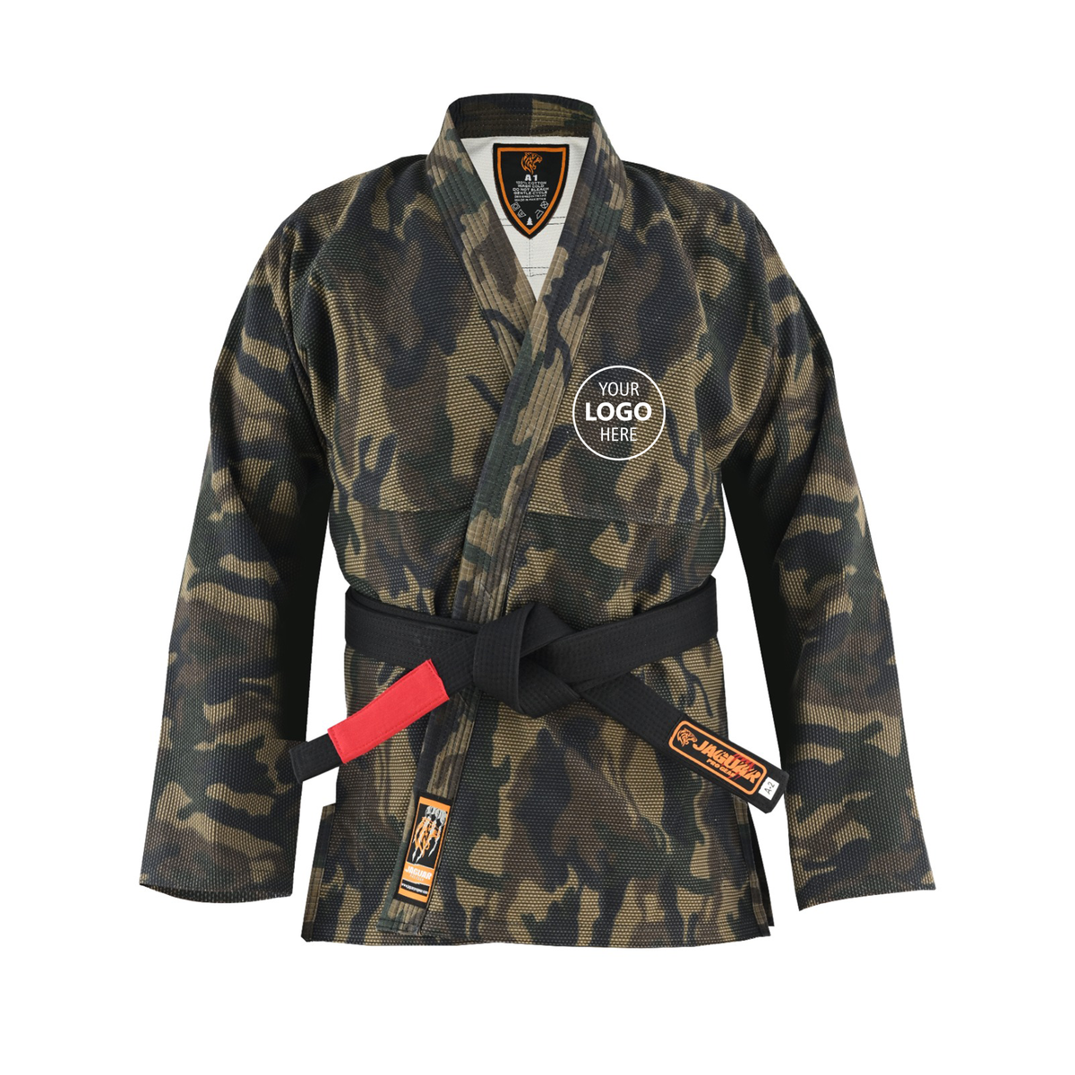 Jaguar Pro Gear Camouflage Custom Name and Logo – Antique Color Brazilian Jiu-Jitsu BJJ Gi