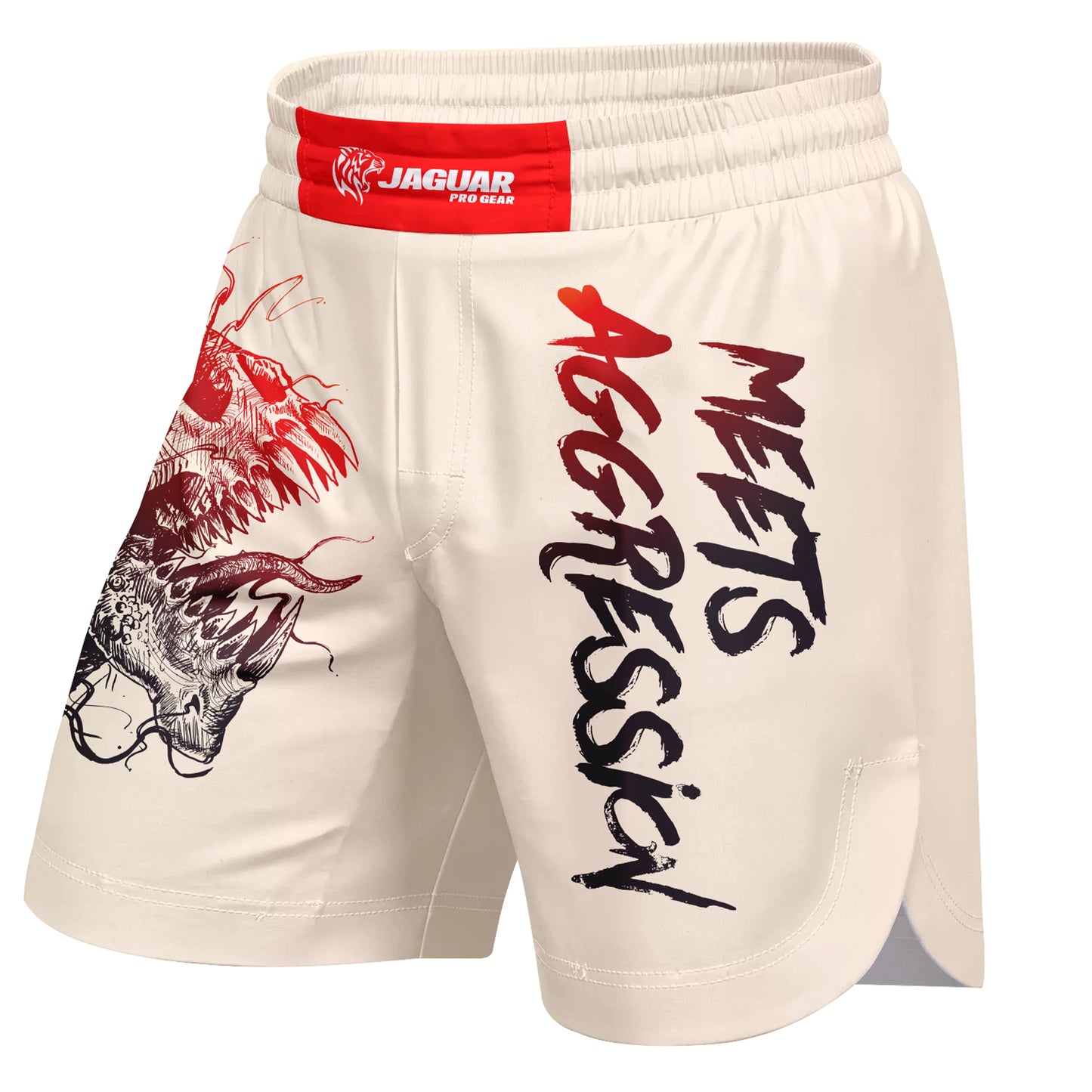 Meets Aggression - MMA BJJ Rank Short For Mixed Martial Arts Boxing Muay Thai Training & Fight