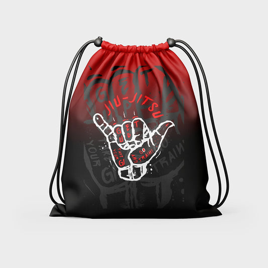 Jaguar Pro Gear - Shaka Jiu-Jitsu Spirit Drawstring Bag For Gear Carry