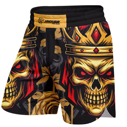 King Skull - MMA BJJ Rank Short For Mixed Martial Arts Boxing Muay Thai Training & Fight