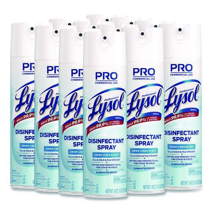 Disinfecting Wipes, 1-Ply, Fresh Scent, 7 x 8, White, 75/Canister, 6 Canisters/Carton