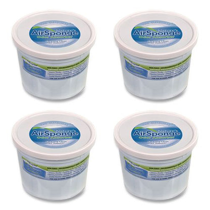 Sponge Odor Absorber, Neutral, 64 oz Tub, 4/Carton