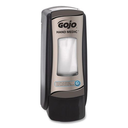 HAND MEDIC ADX-7 Dispenser, 685 mL Refills, 3.94 x 3.67 x 9.79, Black, 6/Carton